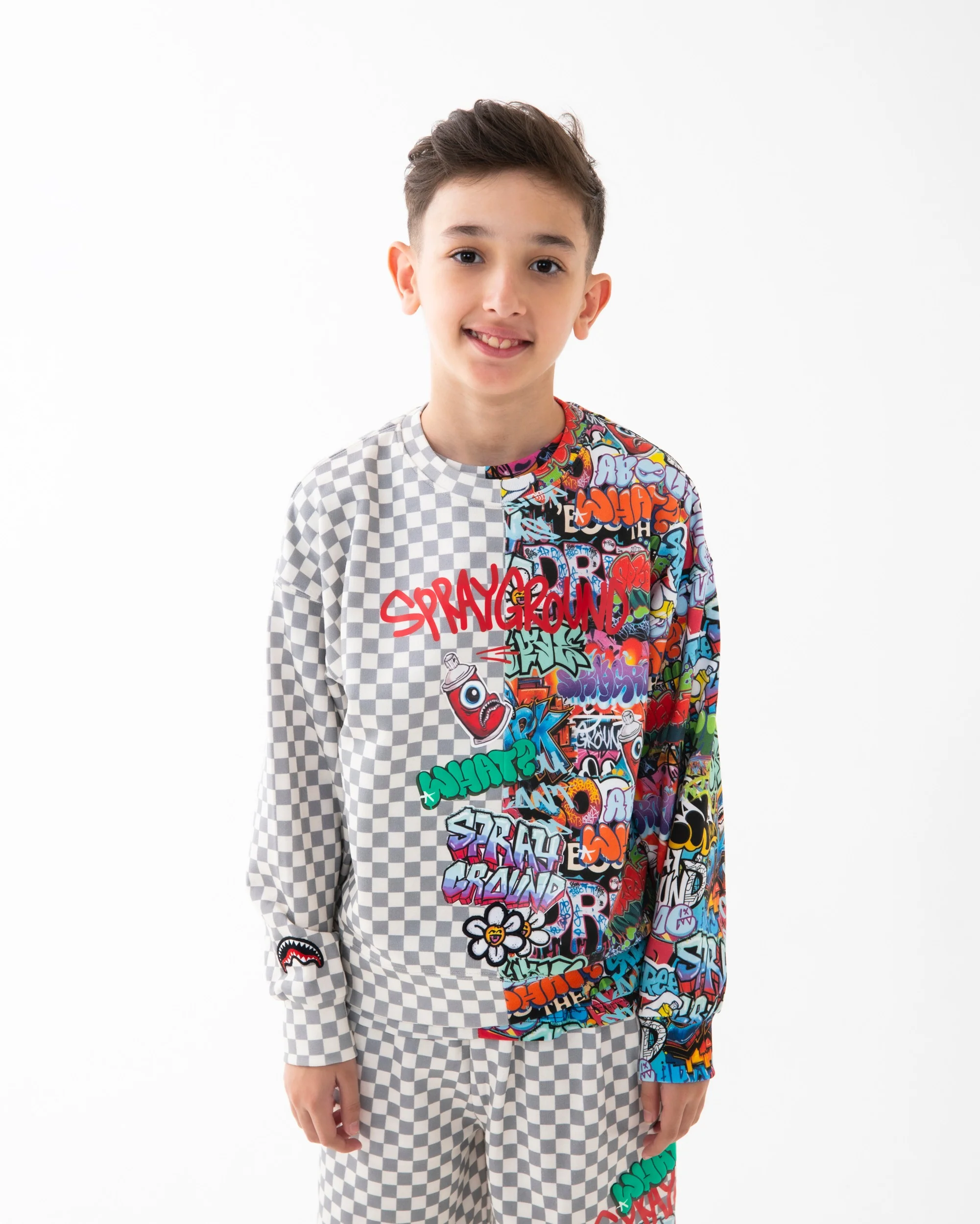 SPRAYGROUND WRITERS SPLIT OVER CREWNECK - Image 2