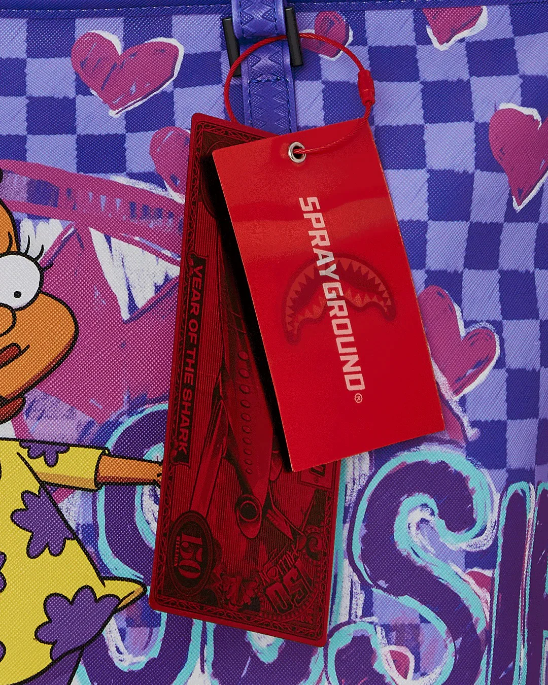 SUSIE CRAYON SHARK MESSENGER TOTE - Image 7