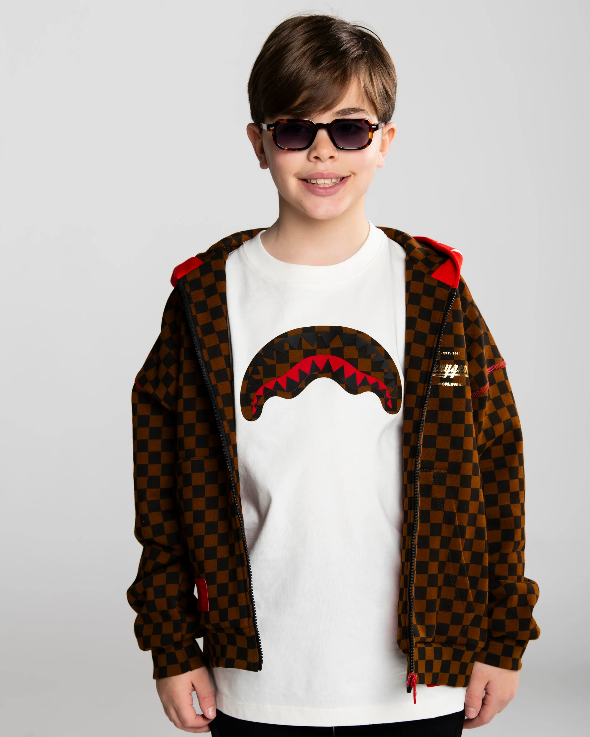 TAKEOVER THE THRONE CHECKE FULL-ZIP - Image 3