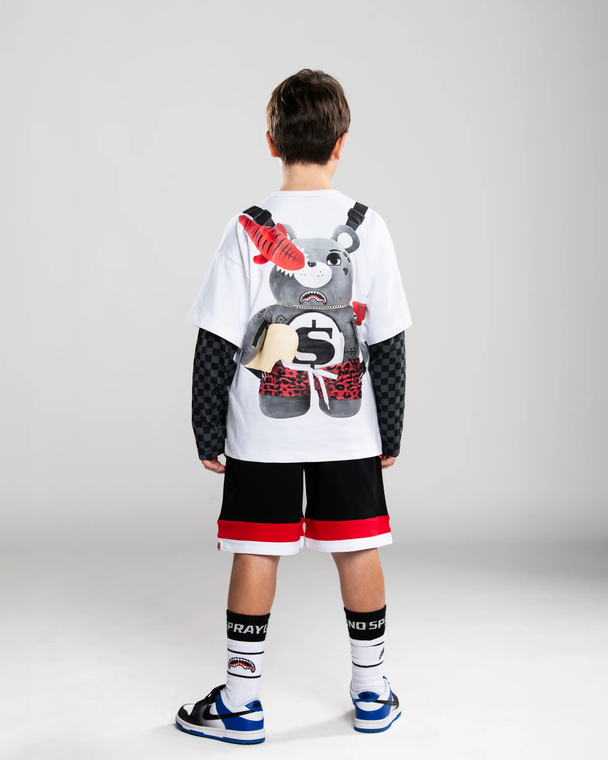 TEDDYBEAR BACKPACK DOUBLE T-SHIRT - Image 13