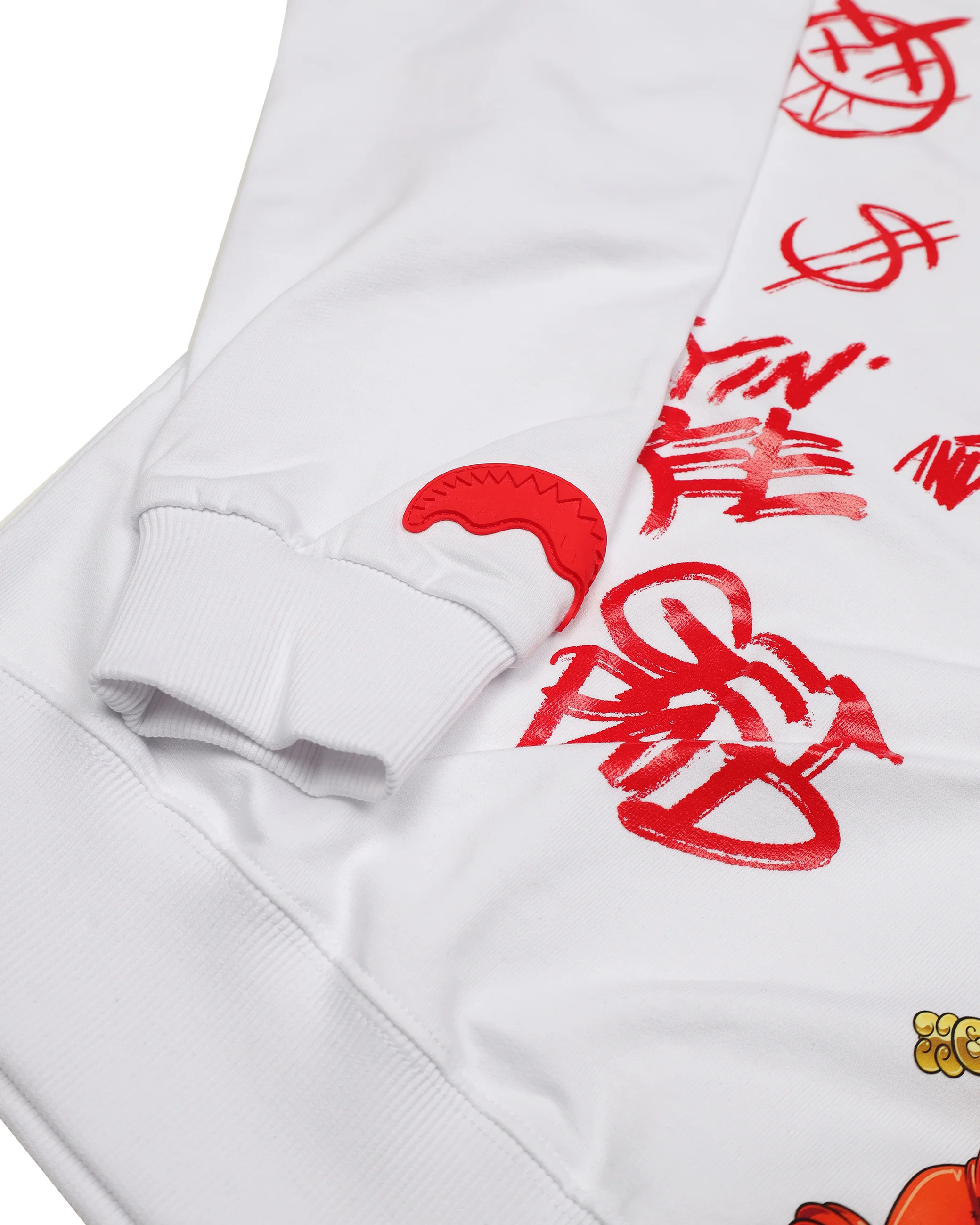 VANDAL DIABLO BEAR WHITE OVER HOODIE - Image 9