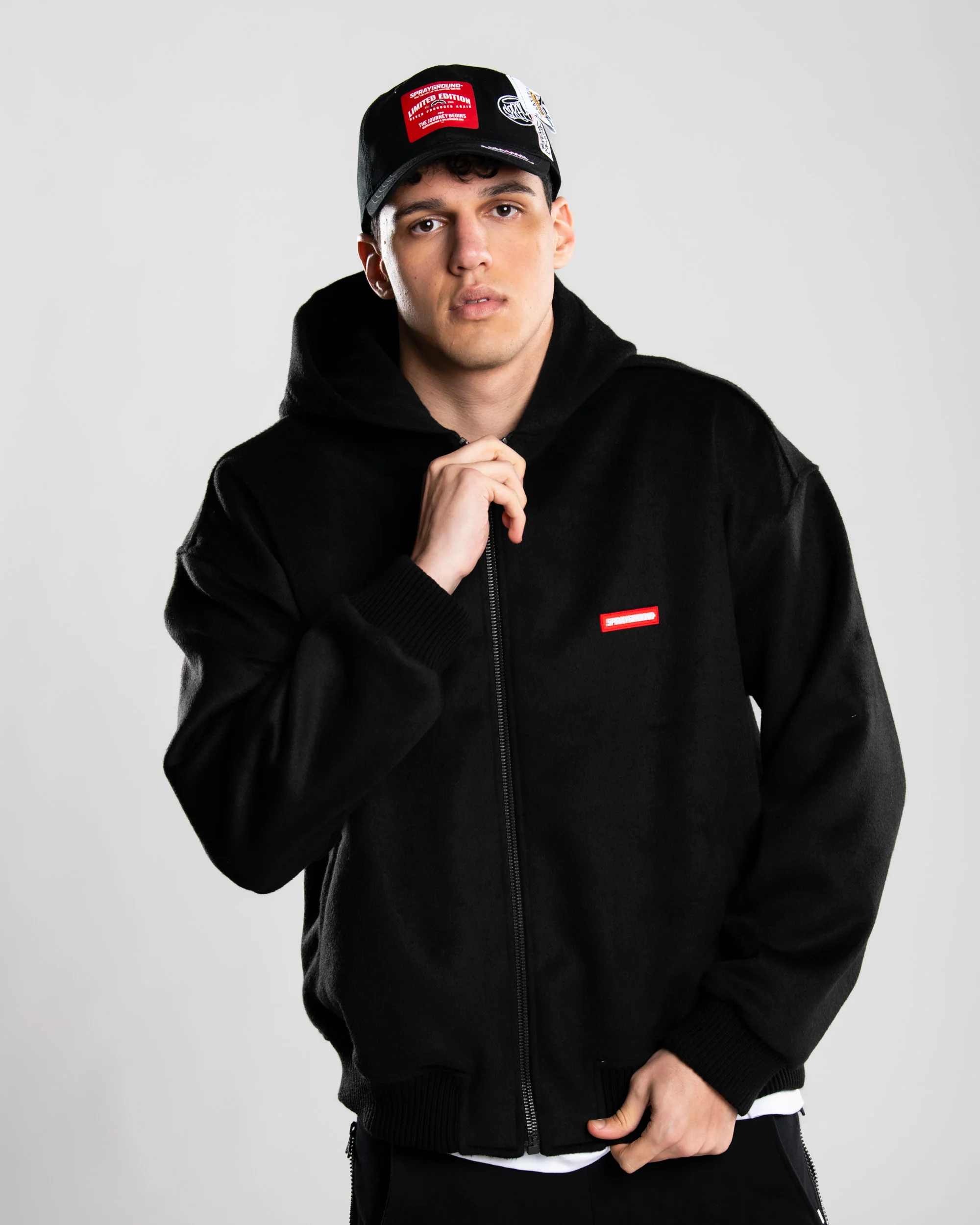 VELOUR FABRIC FULL-ZIP JACKET - Image 12