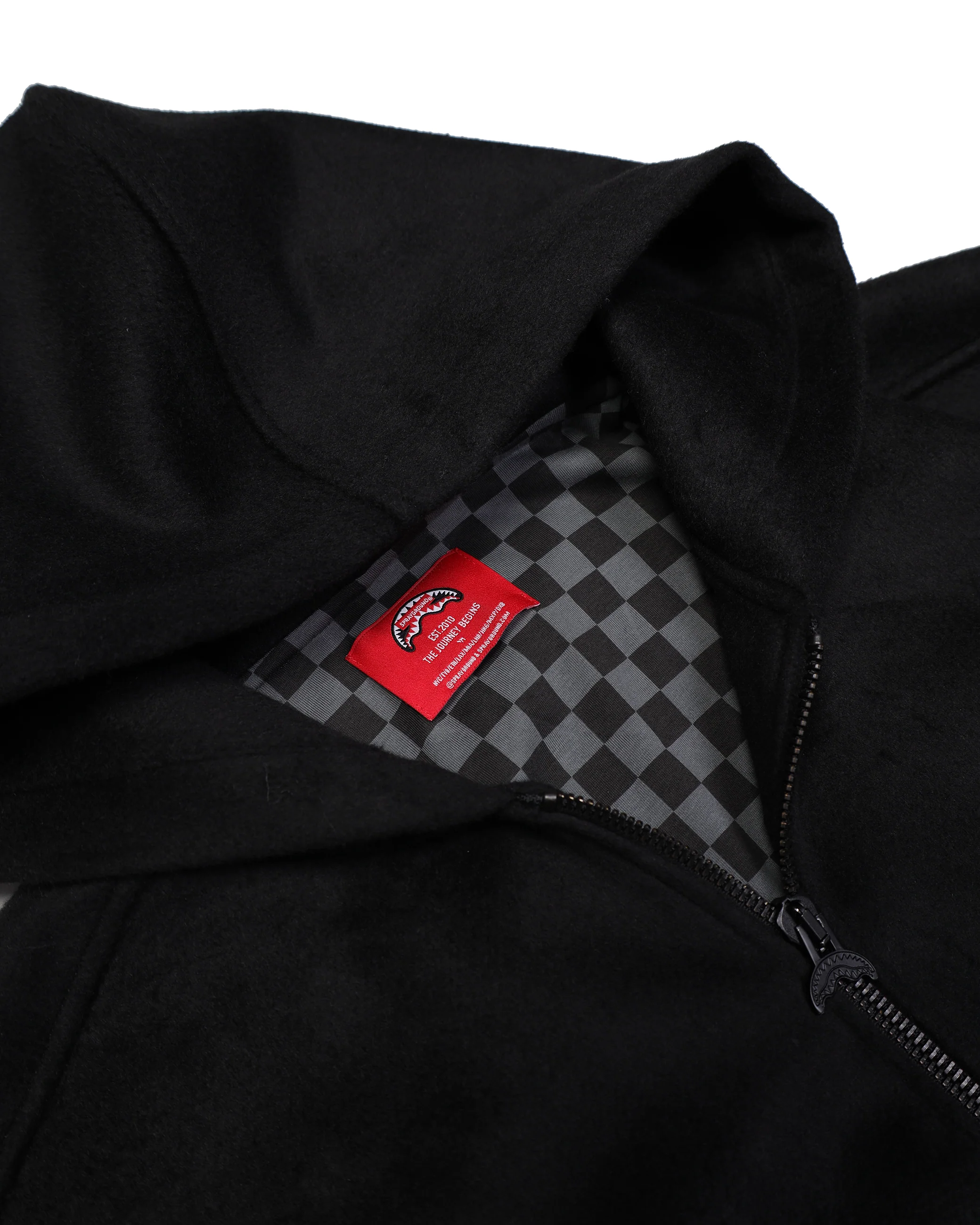 VELOUR FABRIC FULL-ZIP JACKET - Image 4