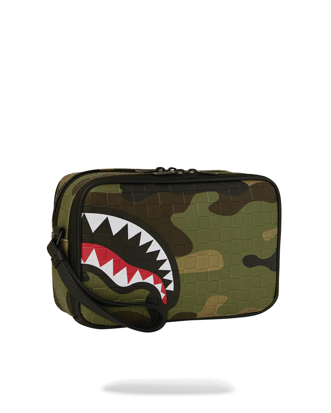 WOODLAND CAMO CHECK TOILETRY BAG - Image 2