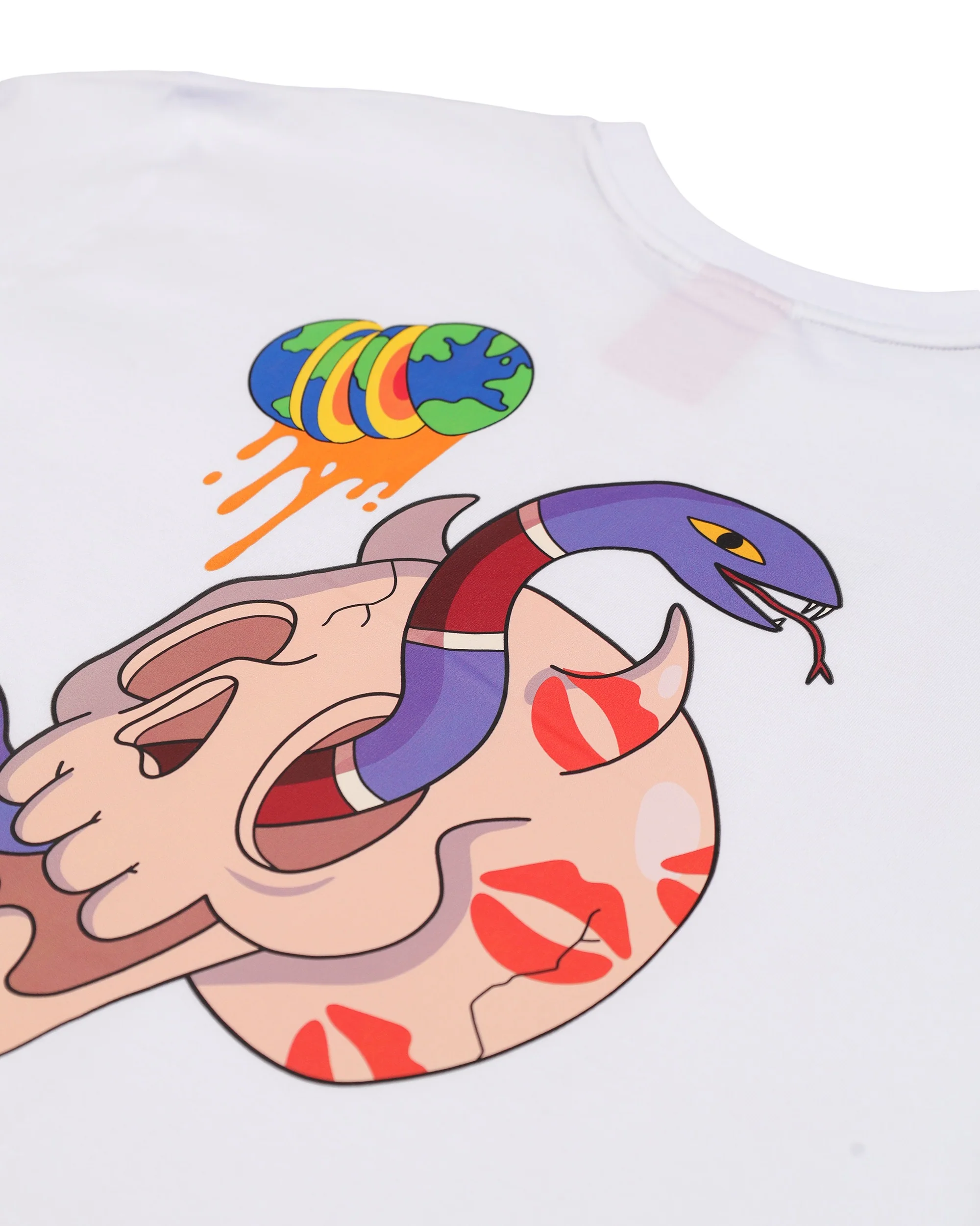 WTF SKULL VOER T-SHIRT WHT - Image 7